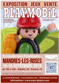 3ème Exposition et Vente de Playmobil à Mandres-Les-Roses. Du 14 au 15 septembre 2019 à Mandres les Roses. Val-de-Marne.  10H00
